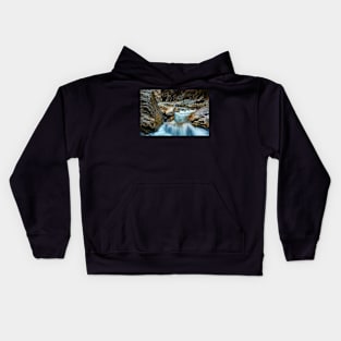 River in the gorge Kids Hoodie